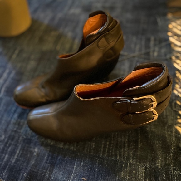 Rachel Comey black ankle boot with buckles - Picture 1 of 5
